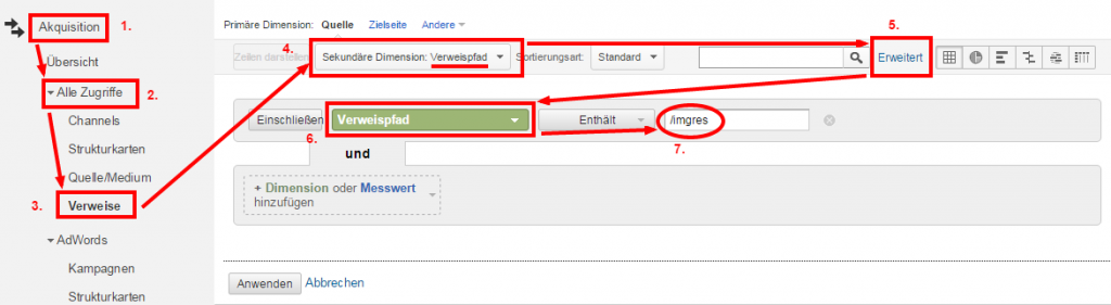 Traffic aus der Google Bildersuche in Google Analytics analysieren