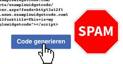 Wie kann man Backlink-Spam durch Widgets vermeiden?