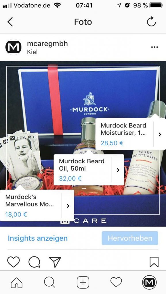 Instagram für Onlineshops