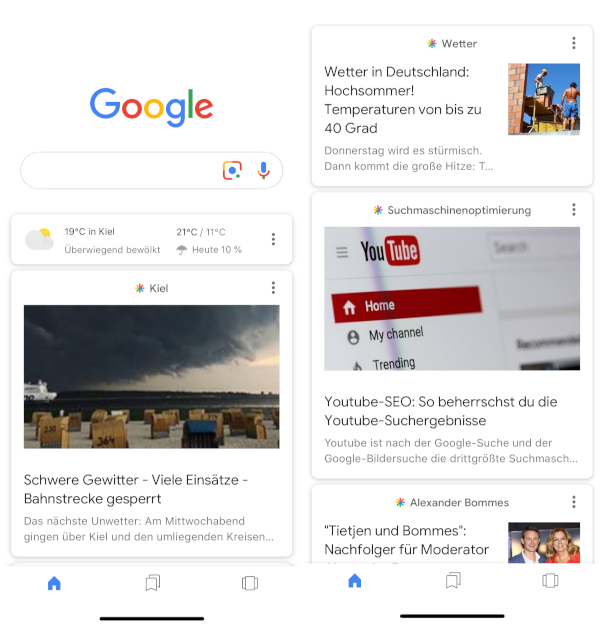 Beispiel für Google Gallery Ads