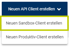 idealo Connector – Magento 1: Idealo Business neuen Sandbox-Client erstellen