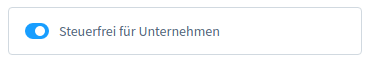 Shopware 6.3.5.0 Steuerfrei für Unternehmen