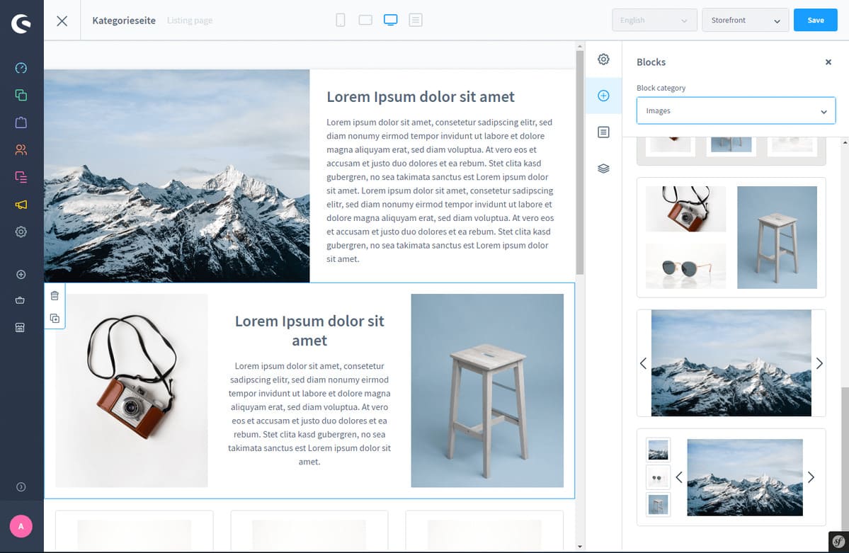 Shopware 6 Erlebniswelten Shopware 6 Erlebniswelten