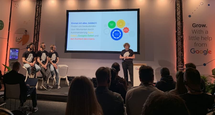 Die Google Masterclass Smart Bidding, noch smarter! beim OMR Festival 2019