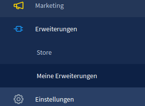 Shopware 6.4 Erweiterungen