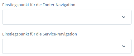 Shopware 6.4 Service-Navigation