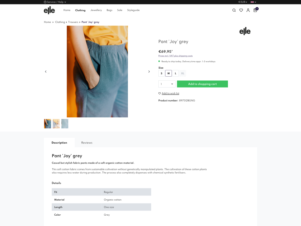 Shopware Premium Theme Elle