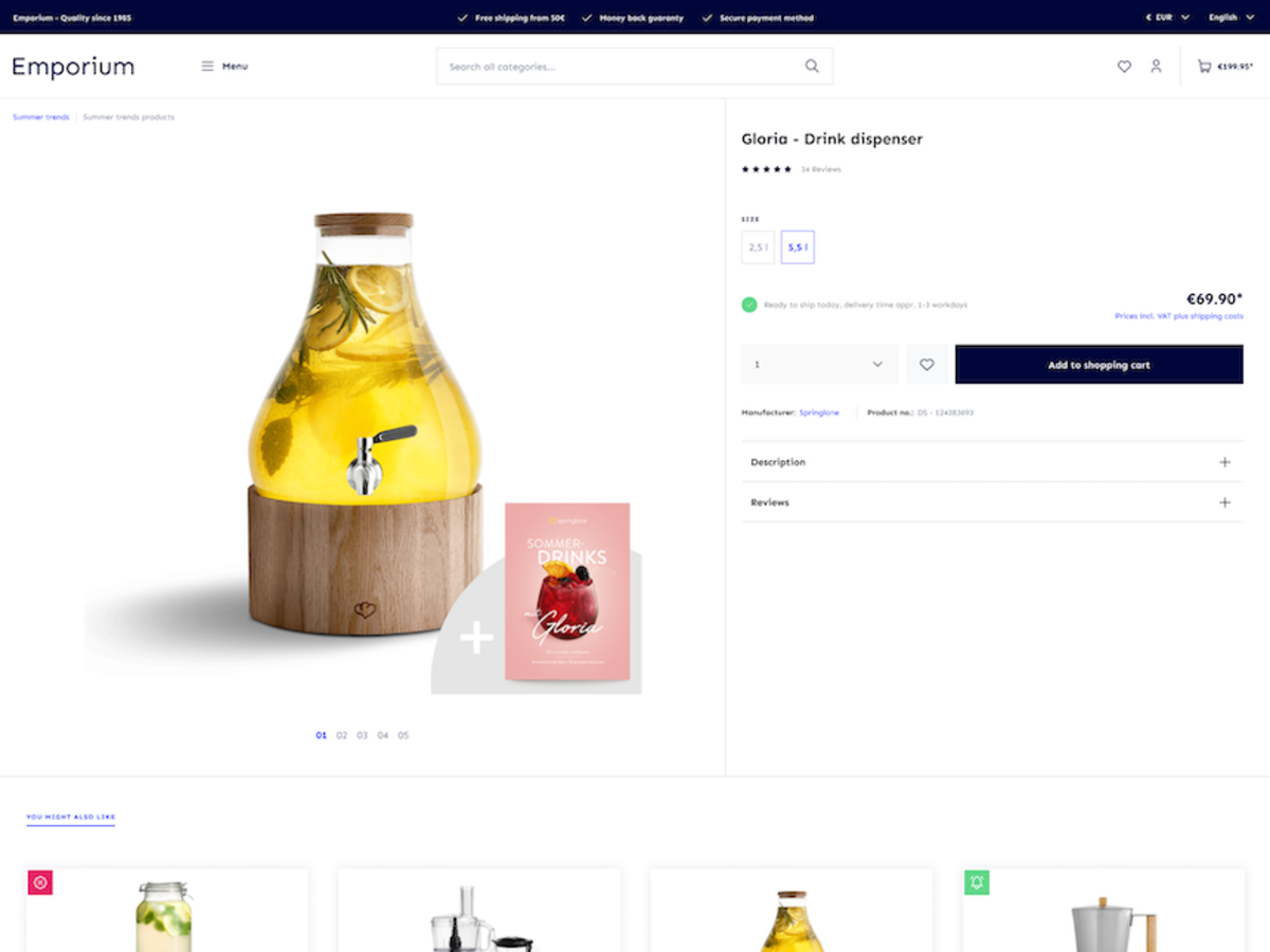 Shopware Premium Theme Emporium