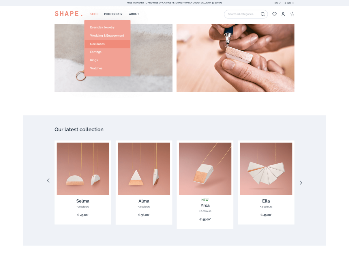 Shopware Premium Theme Shape