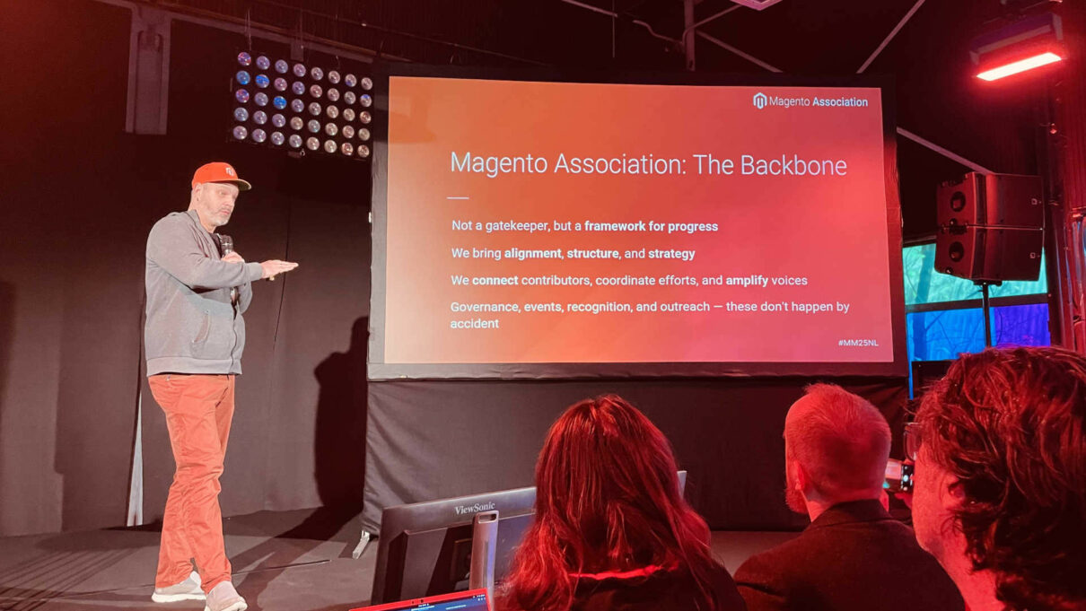 Matthias Schreiber spricht über die Magento Association