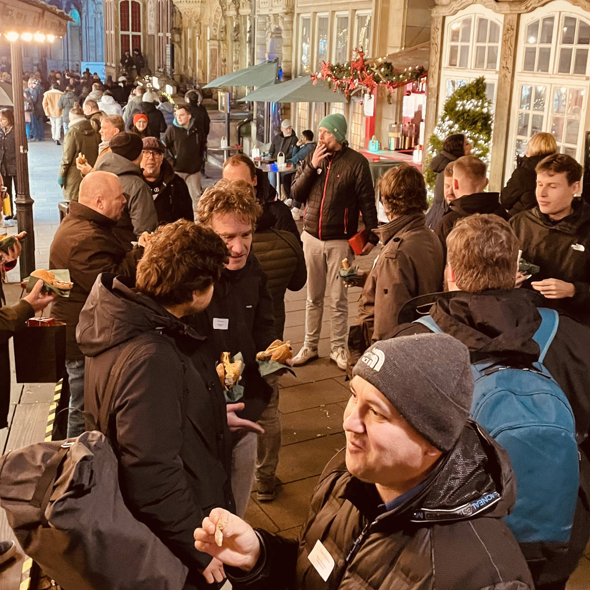 Besuch auf dem Bremer Weihnachtsmarkt beim Magento Stammtisch Norddeutschland am 3. Dezember 2025