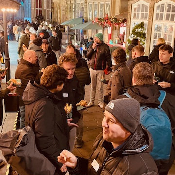 Besuch auf dem Bremer Weihnachtsmarkt beim Magento Stammtisch Norddeutschland am 3. Dezember 2025