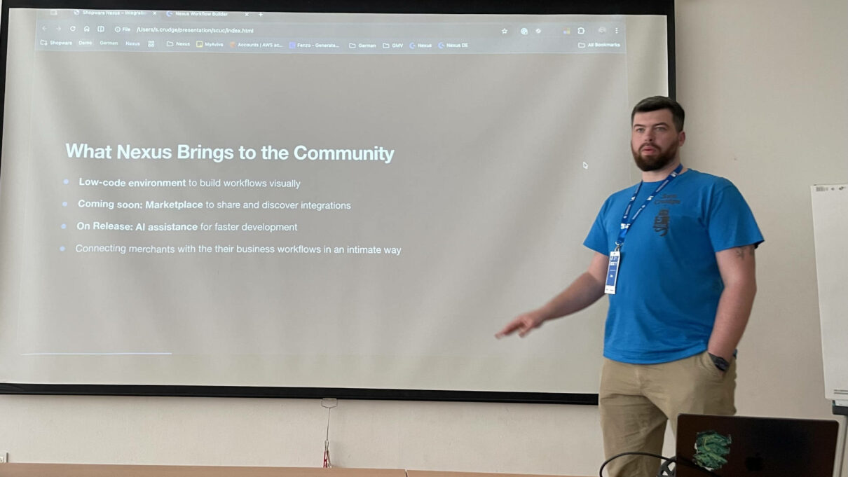 Sam Crudge von Shopware spricht über Nexus