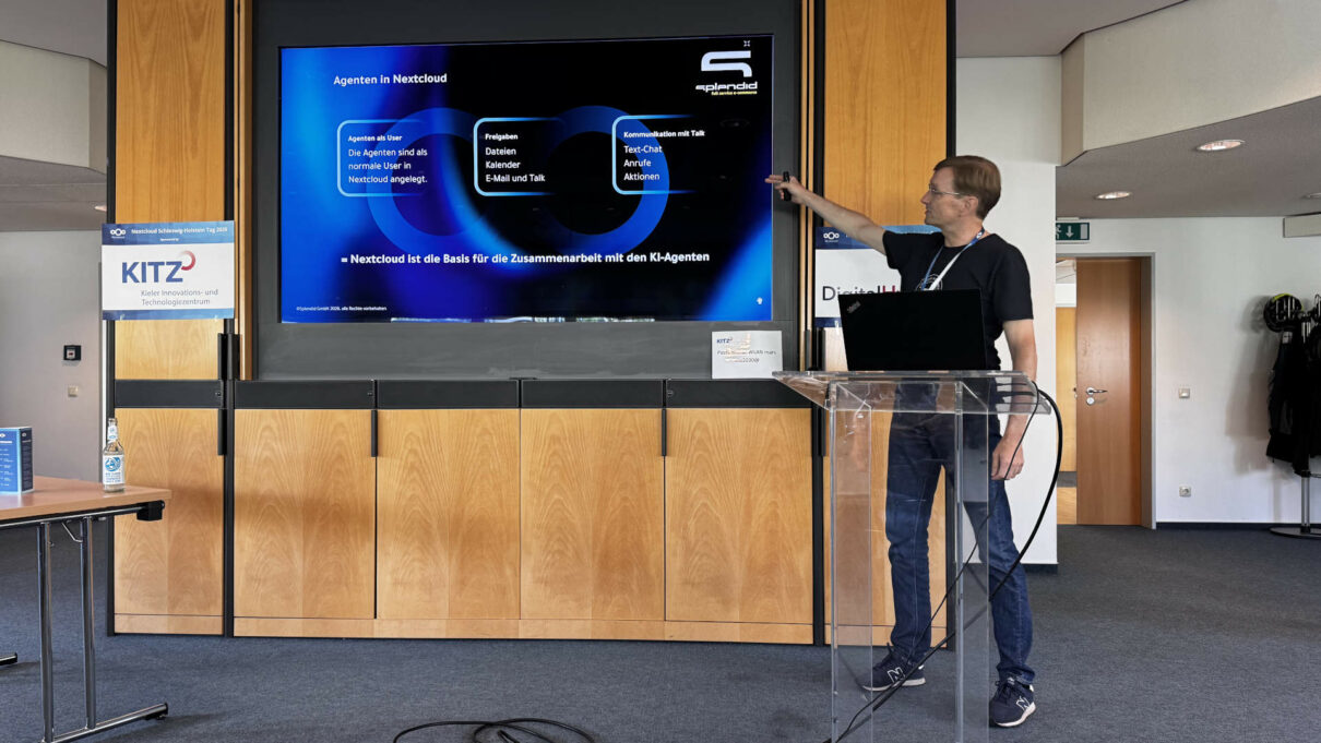 Vortrag von Carsten Stech beim Nextcloud Schleswig-Holstein Tag 2026