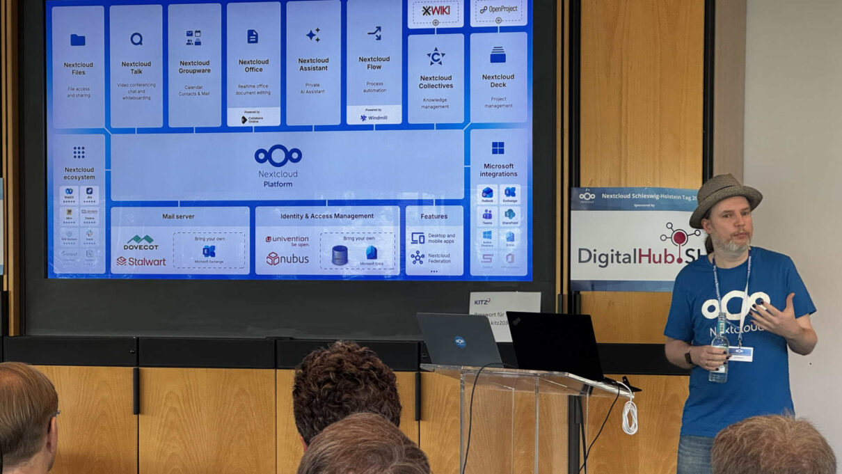 Keynote von Jos Poortvliet beim Nextcloud Schleswig-Holstein Tag 2026