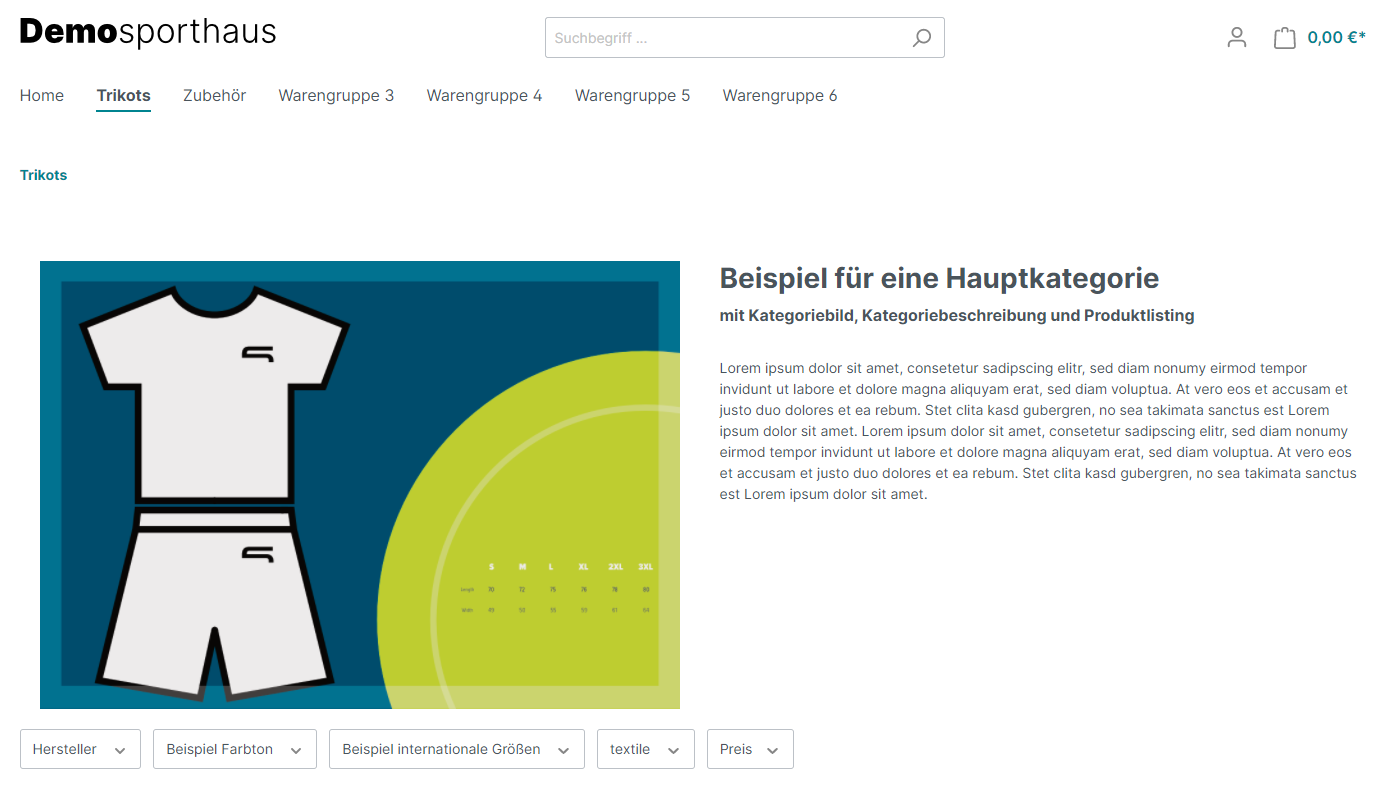 Shopware 6 Handbuch – 4. Kapitel: Kategorien definieren