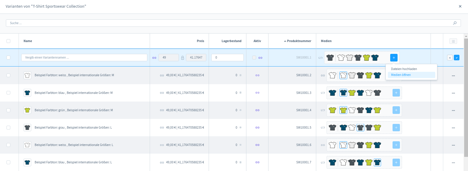 Shopware 6 Handbuch – 5. Kapitel: Produkte anlegen