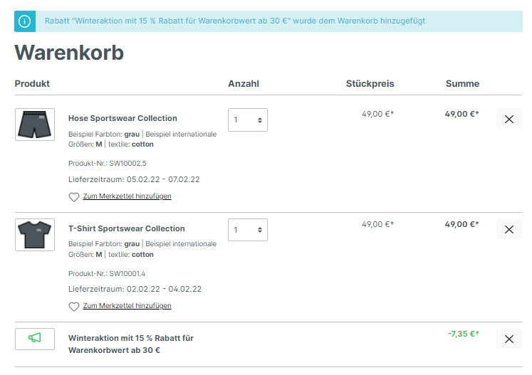 Shopware 6 Handbuch – 7. Kapitel: marketing entwickeln