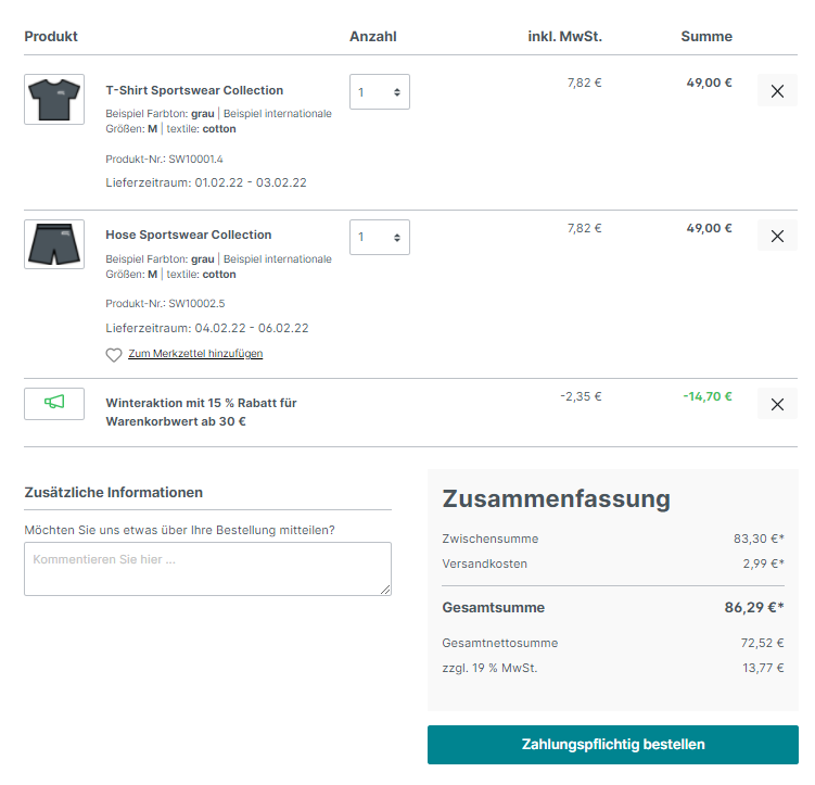 Shopware 6 Handbuch – 7. Kapitel: marketing entwickeln