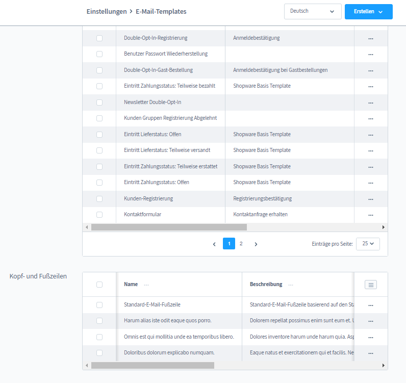 Shopware 6 Handbuch – 8. Kapitel: einstellungen bearbeiten