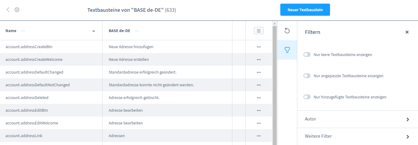 Shopware 6 Handbuch – 8. Kapitel: einstellungen bearbeiten