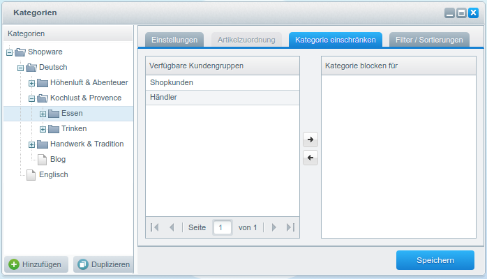 Shopware Handbuch – 2. Kapitel: Kategorien, Eigenschaften, Filter, Hersteller