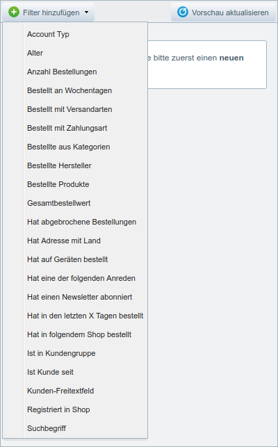 Shopware Handbuch – 5. Kapitel: Kunden und Customer Streams verwalten