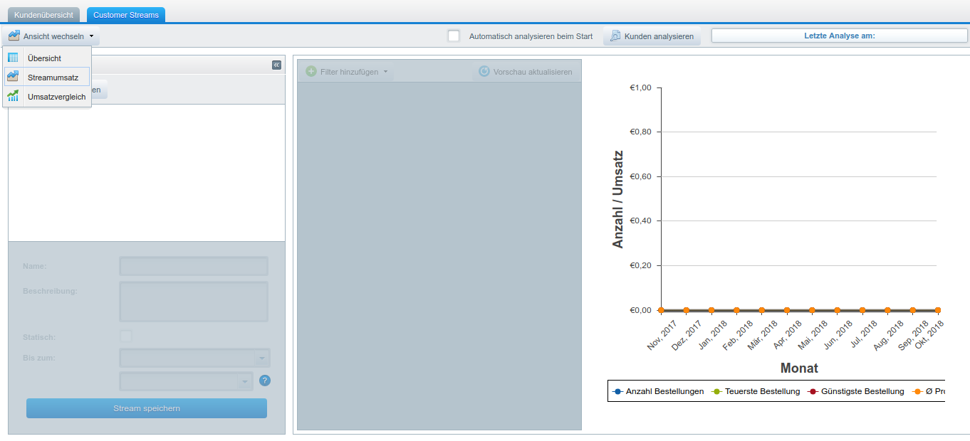 Shopware Handbuch – 5. Kapitel: Kunden und Customer Streams verwalten